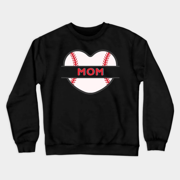 softball mom Crewneck Sweatshirt by Sport-tees by Marino's